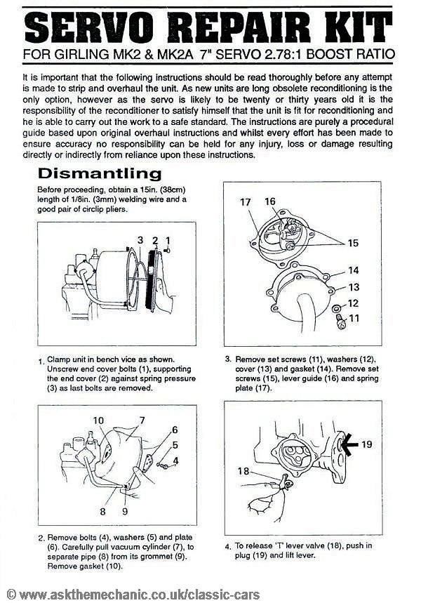 1 Servo Repair Instructions